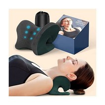 ZAMAT 베개 일자목 목디스크 거북목 메모리폼 편안한밤 수면 숙면, 다크 그린