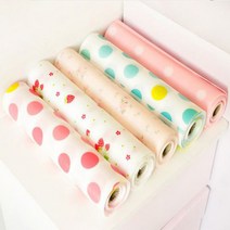 PKMALL 잘라쓰는 미끄럼방지 심플 패턴 시트지 식탁 가구 다용도 매트 30x300cm, 1롤, 딸기