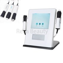 산소발생기 최신 휴대용 3 in 1 r 핸들 초음파 co2 버블 산소화 스킨 케어 산소, 하얀, 우리를, 1개