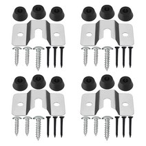 4 행 다트보드 스테인리스강 다트 홀더 다트 디스플레이 스탠드 벽 브래킷 및 다트보드 장착용 나사 하드웨어 키트 교체용 다, 단일옵션