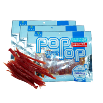 팝팝 300g 강아지 덴탈케어 고기 육포 대용량 간식 3개, 오리슬라이스
