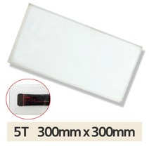 프로파일 판넬 PC 투명 5T 300x300 렉산 패널 마감 판