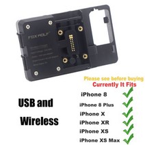 YAMAHA 야마하 오토바이 윈드 스크린 탐색 브래킷 TMAX 530 T-MAX 2017-2019 2018 USB 충전기 휴대폰 장착 홀더, USB and Wireless