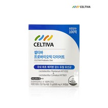 [셀티바] 프로바이오틱 다이어트 유산균 1개월(500mg x 30캡슐)(실온보관), 상세 설명 참조, 1세트