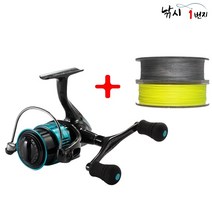 아부가르시아 컬러즈 SP 에깅 스피닝릴 합사포함, 0.8호, 네온