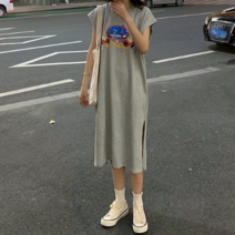 르엠마 브레이브 루즈핏 박시 홈웨어 면 봄 원피스