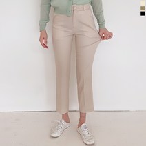 티데일리 해브 슬림핏 9부 일자 슬랙스 여성 스판 팬츠 긴바지