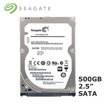 HDD 씨게이트 브랜드 2.5quot 500gb sata2-sata3 노트북 pc 내부