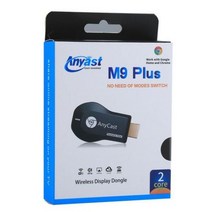 스마트폰 동글이 미라캐스트 무선 미러링 동글 M100 TV 스틱 캐스트 Wifi 디스플레이 HDMI 호환 미러 화면 수신기 iOS 안드로이드 pc용 24G 5G 4K Miracas, 옵션04 M9 Plus