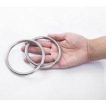 헤비 듀티 용접 라운드 링 M3-M10 부드러운 솔리드 O 304 스테인레스 스틸 해양 보트 해먹 요가 걸이식, 18 M8x80mm(1pcs)