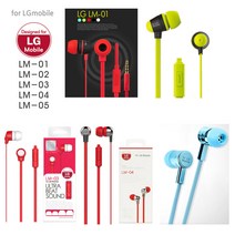 LG 미개봉 포장 스크레치 행사 이어폰 LM시리즈, LM-03 민트