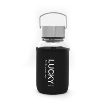 썸띵 손잡이 실리콘 패팅 뚜껑 스텐 거름망 텀블러 물통 물병, 600ml