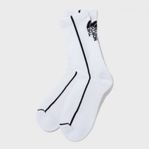 백화점정품 노스페이스 NY4MP01F 쿨맥스 미드 삭스 양말, WHITE, 240MM
