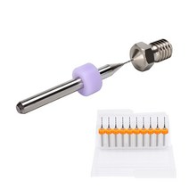 3D프린터 입문용 교육용 호환 무선 10 개/몫 혼합 0.4mm 3D 프린터 부품 V5 V6 MK7 MK8 1.75 3mm 노즐 청소, 03 0.3mm