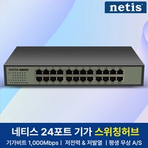 네티스 기가비트 스위칭허브 24포트, ST3124GM