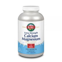 KAL Kal 칼슘 플러스 마그네슘 엑스트라 스트렝스 1500mg 250정