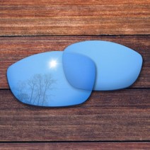 오클리 호환 교체렌즈 Oowlit 오클리 스트레이트 자켓 용 편광 렌즈 2007 선글라스 프레임-품종, 49 HD Blue