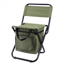 보냉 가능한 접이식 휴대용 간이의자 계곡 낚시 다이소 이케아, 캠핑의자 그린