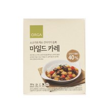 ORGA 가정식 마일드카레 300g (150gx2봉) 별식 술안주 간편식 캠핑 혼밥 자취 튀김, 6개