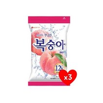 롯데 복숭아캔디 153g 3개 심심풀이 사무실간식 탕비실사탕 유아간식 군것질 졸음방지, 8개