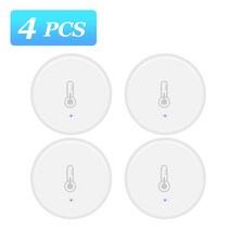 온도센서 스마트홈 iot 스마트 공기 압력 온도 환경 ZigBee 센서 Tuya/Smart Life App 원격 제어 Alexa Goo, 04 4Pcs