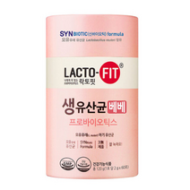 락토핏 생유산균 베베 60포, 4개, 120g