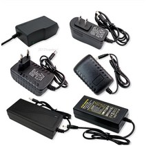DC 5V 12V 24V 조명 변압기 AC 110V 220V 스위칭 전원 공급 장치 1A 2A 3A 5A 6A 8A CCTV LED 램프용 어댑, 02 DC 12V_04 UK_06 7 A