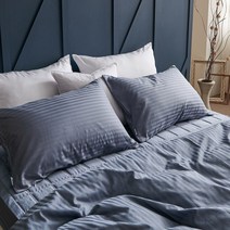 바운티풀 특급호텔침구 60수 면100% 베개커버 스트라이프(6컬러)