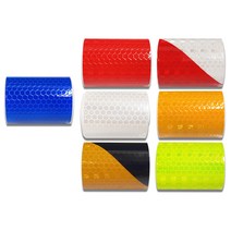 라인컷 자동차 킥보드 오토바이 줄띠 프리즘 안전스티커 반사테이프 50mmx3M, 파랑 50mm x 3M