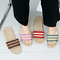 노리스 투톤삼선 슬리퍼, 투톤삼선슬리퍼, 여성_레드