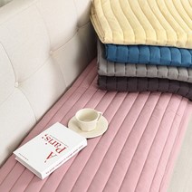 버블 마이크로 쇼파패드 먼지없는 사계절 누빔 소파패드, 핑크