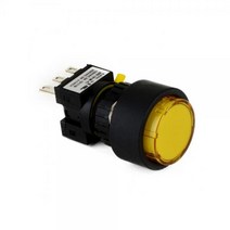 2A2B 푸쉬락 전원 스위치 24V DC LED 돌출형 ON-ON 16mm KBL161AT-L3C2푸쉬 락 전원 스위치 LED, 그린 [KBL161AT-L3CG2]