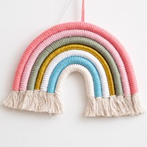 제이에스맘 11색 무지개 마크라메 남자아이방꾸미기 여자아이방인테리어 마크메라 라크라메 월해잉 벽장식 소품, 색상9