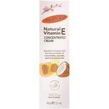 파머스 코코아버터 네츄럴 비타민 E 크림 60g Palmers Cocoa Butter Natural Vitamin E Cream, 1팩