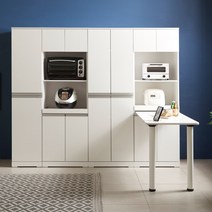 힐스컴퍼니 로우 1800 주방 수납장 그릇정리 전자렌지 틈새 냉장고장 부엌 홈카페 이케아 렌지대 식탁, 로우1800식탁렌지대