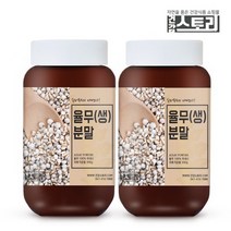 건강스토리 국산 율무[생]분말 300g X 2통, 없음, 상세설명 참조