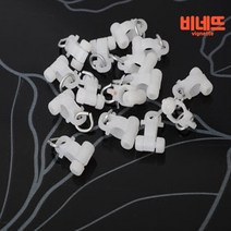 셀프 병원 피팅룸 벽 커튼 레일 부속 롤러 고리 15P 자취방커튼 커튼봉부자재 커튼벽레일