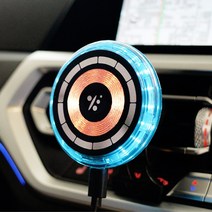 GOTAYA 맥세이프 차량용 거치대 핸드폰 고속무선 충전 거치대, 아이언코어 GTC-WC101