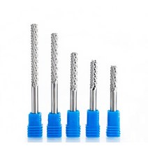 카바이드 텅스텐 옥수수 커터 절단 PCB 밀링 비트 1개 3.175mm 4mm 6mm 엔드 밀 CNC 라우터 목재 조각 기계용, [04] 3.175x16x45L