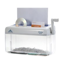 A4 Mini Portable Hand Paper Shredder 3-in-1 Household Manual Shredder Document File CD Credit Card C, 한개옵션0