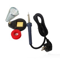 일자형인두+인두받침대+실납 3종세트 우드 버닝기 납땜 3D펜인두 (DY2030+ML777+SN60), 1개