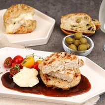 허닭 닭가슴살 함박 스테이크 / 오리지널 퐁듀 치즈 단백질, 퐁듀치즈 10팩