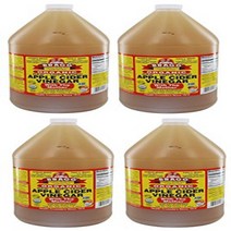 Bragg Raw Organic Apple Cider Vinegar Case of 4/１ Gallon Jugs, 1