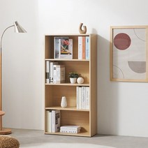 오픈형 이케아 4단 5단 책장 책꽂이 거실 원룸 아이방 서재 다용도수납장 600 800, A2113, 다크엘다