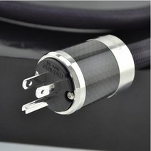 자동차 정전기방지FURUTECH 알파 PS-950-18 도체 탄소 섬유 플래그십 발열 업그레이드 전원 코드 AC 케이블, [05] 0.7m, 01 US version, 한개옵션2
