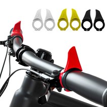 INBES 자전거 핸들바 뿔 그립 커버 핸들 보조 손잡이 바엔드 전동킥보드 바이크 MTB 용품, 레드