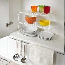 메탈텍스 브릿지 적재형 선반 화이트 1+1, 2P