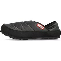 Hunter 헌터부츠 여성용 패딩 슬리퍼 블랙 6 미디엄 US