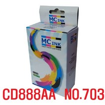CD888AA NO.703컬러 재생잉크 F735 F730 K109A K209A, 1개