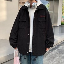 봄 가을 남성 코듀로이 재킷 빈티지 캐주얼 아우터